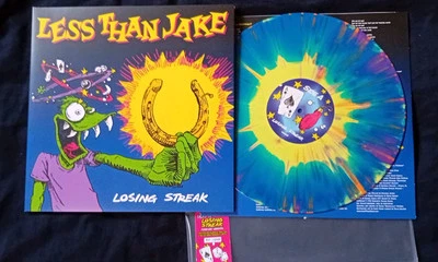 LESS THAN JAKE ‎VINYL LOSING STREAK LTD ED /1000 TRI COLOUR FOREVER VERSION LP  - Image 1 of 4