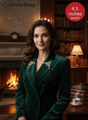 Silver Scrollwork Filigree Corner Pair Celtic Crown Embroidery Design Patch 4.5" - Image 1 of 4