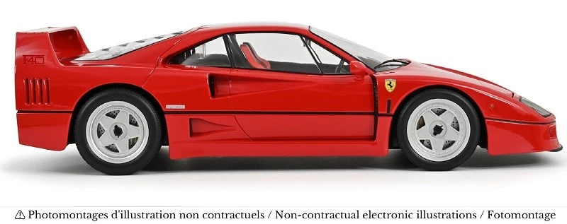 127902 Ferrari F40 Rosso Corsa Norev 1/12