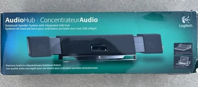 New Logitech AudioHub Notebook Speakers System with Integrated USB Hub NIB - Image 1 of 4