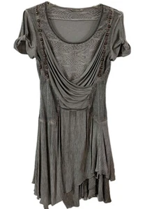 Angels never die dress Sm Layered Whimsygoth Mideval Demigoddess Boho Witchy  - Picture 1 of 13