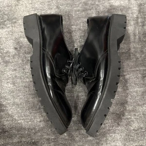 YSL Saint Laurent Herren Liverpool Schnür Derbys Designer Gr. 44 - getragen - Bild 1 von 9