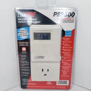 Termostato programable Luxpro PSP300 - Salida de calefacción y refrigeración - Imagen 1 de 2