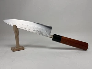 Ohishi Tadafusa SLD X Hammered Tsuchime Migaki Gyuto 210mm Red Wood - Bild 1 von 5