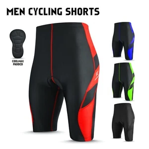 Mens Cycling Cycle Shorts Breathable Anti Bac Padded MTB Biking Cycling Short UK - Picture 1 of 26