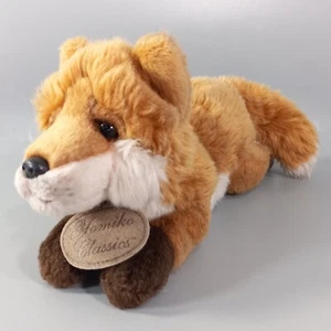 Yomiko Classics Rotfuchs Sitzsack Plüsch Russ Berrie Stofftier 12 Zoll mit Halsband - Bild 1 von 11