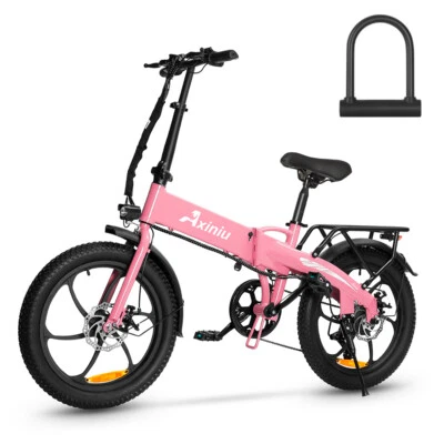 New E-Bike 20" Electric Bike Fat Tire 850W Folding City Bicycle -Commuter Ebike - Image 1 of 4