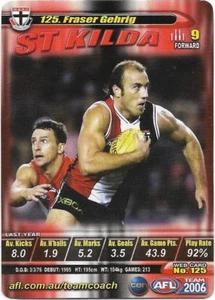 2006 TeamCoach (125) Fraser GEHRIG St. Kilda - Picture 1 of 1