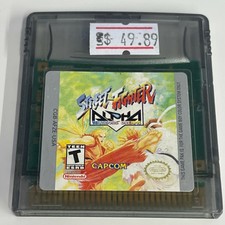GBC - Street Fighter Alpha Nintendo Gameboy Game Boy Color Cart Only Tested