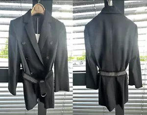 ABRIGO CHAQUETA UTILITARIA BRUNELLO CUCINELLI CON CINTURÓN Abrigo Blazer Chaqueta Traje Sakko M - Imagen 1 de 24