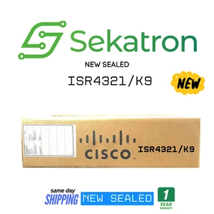 ♻️ New Sealed Cisco ISR4321/K9 Integrated Services Router ⚡Fast Shipping - Picture 1 of 2