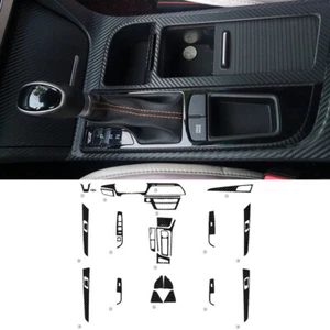 Interior Center Console Carbon Fiber Molding Sticker Fit For Hyundai Sonata 9th - Picture 1 of 11