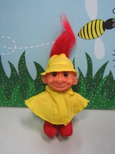 CHILD IN RAINCOAT & BOOTS - 5" Russ Troll Doll - NEW IN ORIGINAL BAG - Last Ones - Picture 1 of 3