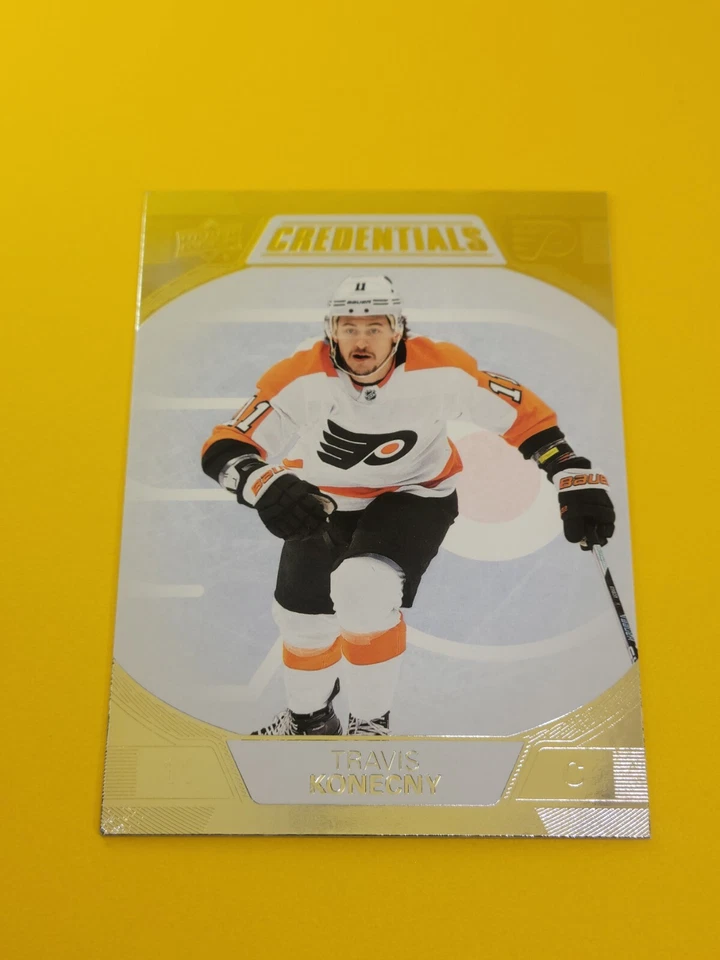 2022-23 Upper Deck Credentials Base Flyers Travis Konecny #61 - Image 1 of 2