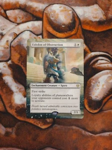 Magic the Gathering Eidolon of Obstruction Hand Painted Unique Custom MTG Alter - Picture 1 of 1