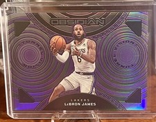 2022-23 Obsidian LEBRON JAMES Purple Flood Tunnel Vision /49 LA Lakers CLEAN