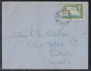 Bermuda - May 25, 1943 Air Mail Cover to Canada - Picture 1 of 1