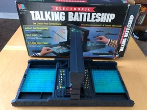 Vintage Electronic Talking Battleship 1989 Milton Bradley - komplett, getestet! - Bild 1 von 6