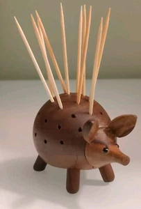 Tür Cure Zähne Mäuse aus Holz Dänemark 1970 Vintage scandinave - Imagen 1 de 14