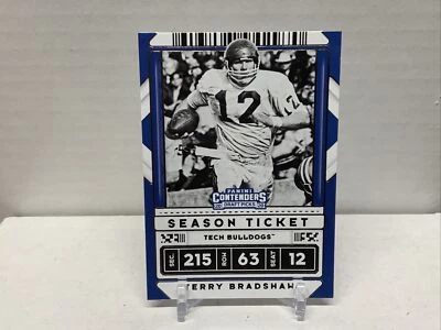 2020 Panini Contenders Draft Picks #94 Terry Bradshaw - Louisiana Tech Bulldogs - Image 1 of 2