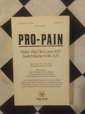 The Truth Hurts Pro-Pain Thrash Metal Promo SIngle Cassette Tape Foto 1 de 3