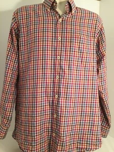 Peter Millar Shirt Mens Casual 100% Cotton Plaid Sz M - Picture 1 of 8