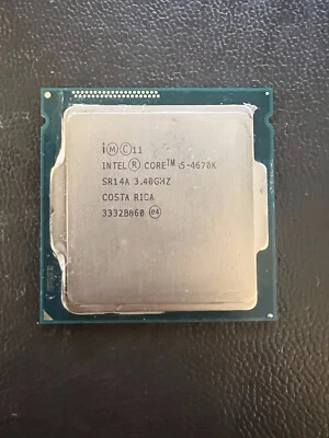 Intel Core i5-4670K 3.4GHz 4-Core 6MB CPU Processor LGA1150 SR14A - Image 1 of 2