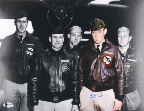 Richard E Cole Autographed 11x14 Beckett BAS COA Doolittle Raid Bomber Tokyo! Cover