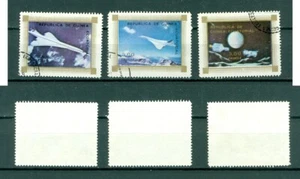 Equatorial Guinea. 1976. Set (3) Cancel. Concorde. Moon, Space, Aviation. - Picture 1 of 1