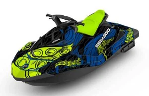 SEADOO SPARK trixx GRAPHIC KIT wraps 2up + 3up Jet Ski SEA DOO Decal tentacles - Picture 1 of 2