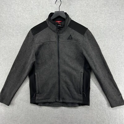 Gerry Fleece Jacket Mens Size Medium Gray Full Zip Windbreaker - Image 1 of 4