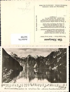 562708,Liedkarte Der Königsee Herbert Kraus Georg Schiels Boot - Picture 1 of 1