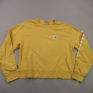 Vans Sweatshirt Womens XL Long Sleeve Outdoors Pullover Sweater Casual Yellow - Picture 1 of 10