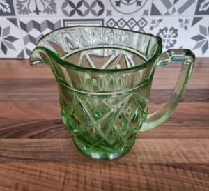 Vintage Uran grün Krug 1930er Jahre 1,2 kg sehr schön - Bild 1 von 5