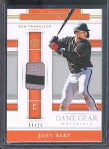 2020 National Treasures JOEY BART #GGM-JB Game Gear Materials Patch /25 Giants - Picture 1 of 2