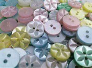 Star Buttons Baby suitable for knitting various colours and sizes & quantities