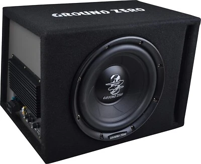 GZIB 25BR-ACT Subwoofer Amplificato Ground Zero  In Cassa Reflex Auto Attivo - Immagine 1 di 3