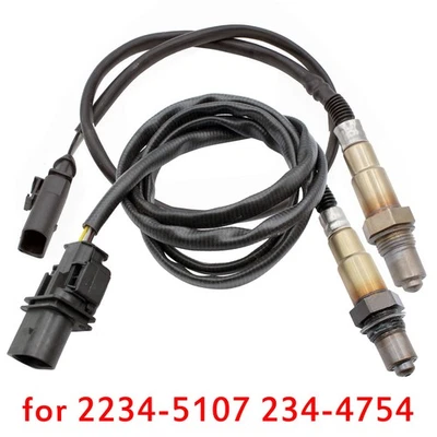 Sensor de oxígeno O2 ascendente + descendente 2 piezas para Volkswagen CC Eos Passat Audi A3 2,0 L Foto 1 de 4