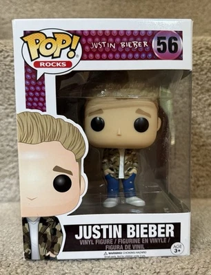 Funko Pop! Justin Bieber #56 Pop Rocks Music Collectible Vinyl Figure - Image 1 of 4
