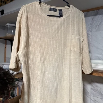 Camiseta Crazy Horse beige manga corta Foto 1 de 3