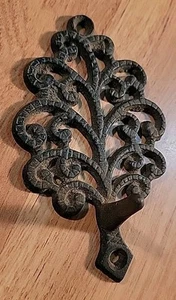 Vintage Gusseisen Wandhaken Untersetzer Lebensbaum Griswold? - Bild 1 von 6