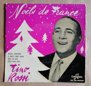 TINO ROSSI: Noëls De France 7" EP 1954 Petit Papa Noël COLUMBIA ESVF 1006 sehr guter Zustand - Bild 1 von 2