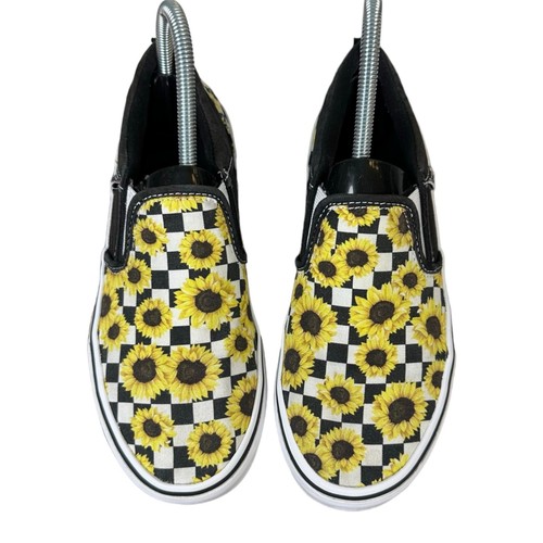 Scarpe slip on Vans girasole scacchiera Missy taglia 5 5 (donna 6 5)