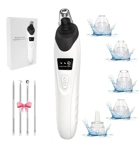 Removedor de espinillas aspiradora de poros, limpiador facial de poros - 5 potencia de succión, 5 sondas, USB - Imagen 1 de 6