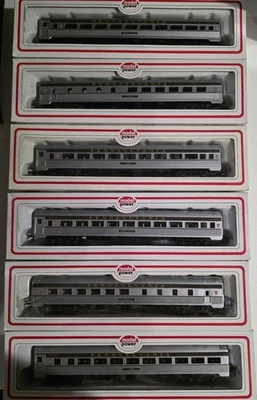 Model Power HO Scale Pennsylvania (Set Of 6) Passenger Cars, Diner Cars, etc. - Image 1 of 4
