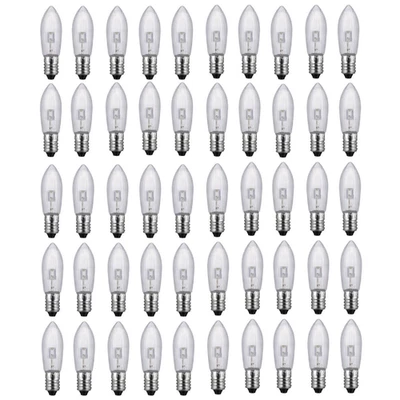 10-100 E10 10-55V LED Topkerzen Riffelkerzen Spitzkerzen Ersatz Lichterkette DE - Bild 1 von 4