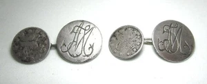 Gemelos moneda plata período victoriano - Oriente Medio o India 7,4 gramos - Imagen 1 de 3