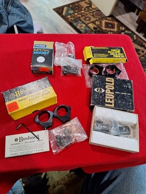 Кольца для прицела Bushnell Weaver Imperial крепления Leupold модель 3 базы новая коробка лот - Изображение 1 из 4