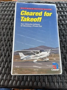Cessna Pilot Center: Cleared for Takeoff Set Books 28 CD Discs Training System - Imagen 1 de 4