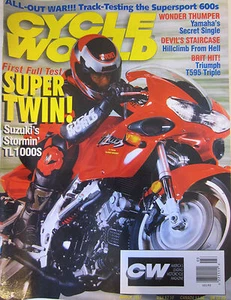 Cycle World Magazine March 1997 Tracking-Testing the Supersport 600s Yamaha Triu - Picture 1 of 2